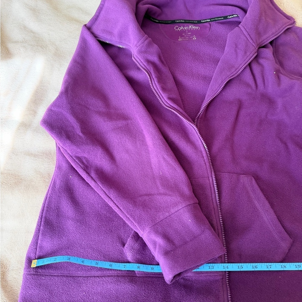 Calvin Klein Purple Women's Jacket - Picture 7 of 8